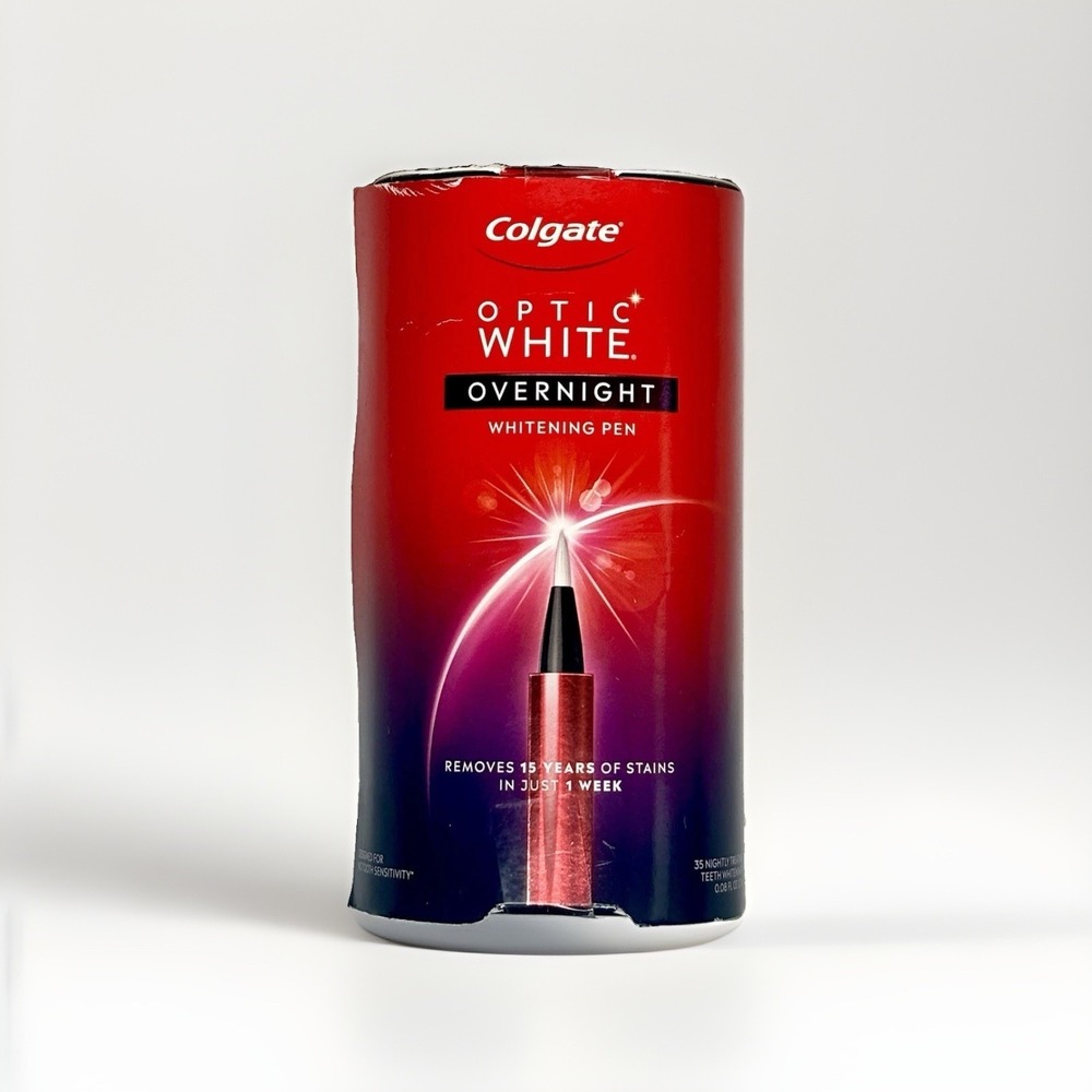 Colgate Optic White Overnight Teeth Whitening Pen 35 Treatments - 0.08 fl oz